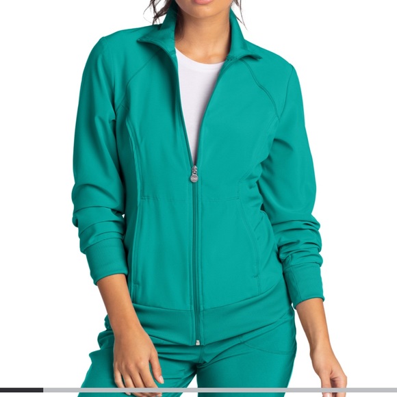 Cherokee Infinity Zip Front Warm Up Jacket - Picture 5 of 5